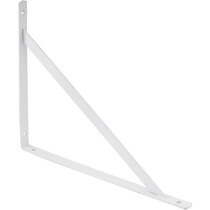 Cantoneira met�lica tipo m�o francesa 25 cm branca