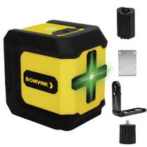 Nível a laser verde a bateria 2 linhas alcance de 15 m com suporte - BOM-6215 Nível a laser verde a bateria 2 linhas alcance de 15 m com suporte - BOM-6215