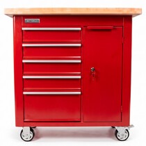 Bancada m�vel com 5 gavetas e porta lateral - RLL-277