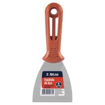Espátula de aço carbono 80 mm com cabo de plástico - 175/8 Espátula de aço carbono 80 mm com cabo de plástico - 175/8