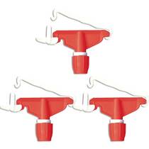 Garra euro pl�stica para mop �mido com 3 pe�as - MVGE211E