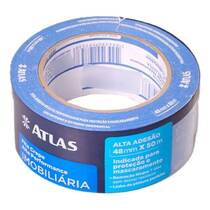 Fita crepe adesiva azul 48 mm x 50 metros - AT22048
