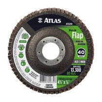 Disco de lixa flap disc em �xido de alum�nio - AT24/40