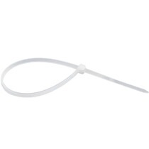 Abra�adeira de nylon branca 3,6 x 200 mm com 100 pe�as
