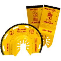 Jogo de l�minas de imers�o para corte de drywall e madeira com 3 pe�as - KSO-0300