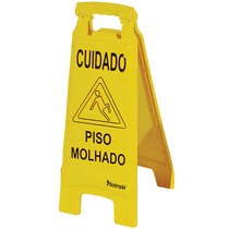 Cavalete de sinalização piso escorregadio risco de queda 6 peças - MVPL2009 Cavalete de sinalização piso escorregadio risco de queda 6 peças - MVPL2009