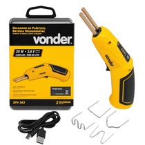 Pistola de solda para plástico a bateria 3,6V com kit de grampos Pistola de solda para plástico a bateria 3,6V com kit de grampos