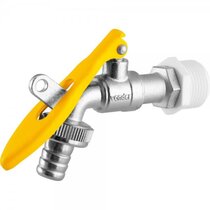 Torneira de esfera para jardim em alum�nio 1/2