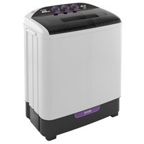 Lavadora de roupas 10kg 2 em 1 lava 6kg e centrifuga 4kg