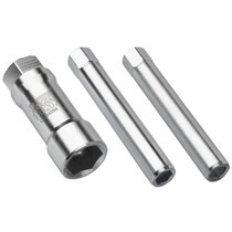 Conjunto soquete vazado 18 mm 2 adaptadores para porca - 133207 Conjunto soquete vazado 18 mm 2 adaptadores para porca - 133207