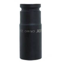 Soquete sextavado de impacto longo 22 mm encaixe 1/2