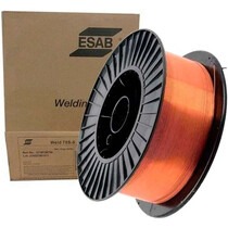 Arame para solda mig s�lido cobreado 0,8 mm rolo 15 kg Esab - 70S6