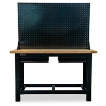 Bancada com 2 gavetas e painel para ferramentas perfurado met�lico - RLL-215P