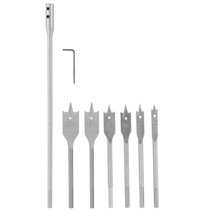 Jogo de broca chata para madeira 10 a 25 mm com 6 pe�as - 704069