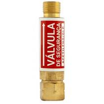 V�lvula corta fogo acetileno para regulador - RG - Acetileno