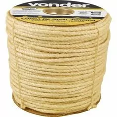 Corda de sisal 10 mm rolo com 140 metros