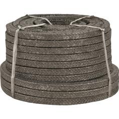 Gaxeta de algodão quadrada grafitada 3/8 Gaxeta de algodão quadrada grafitada 3/8