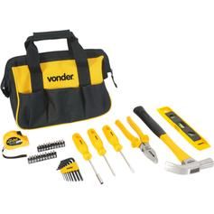 Jogo de ferramentas com 35 peas e bolsa