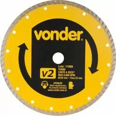 Disco diamantado turbo 230 mm para concreto e mármore 