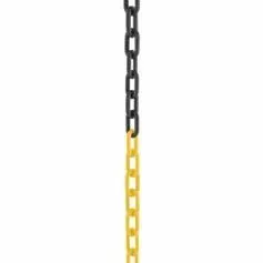 Corrente plástica para sinalização 8 mm 10 m  preta Vonder