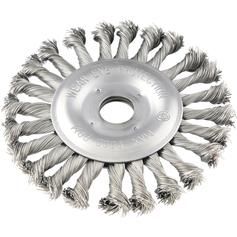 Escova de aço inox circular torcida 4.1/2 Escova de aço inox circular torcida 4.1/2