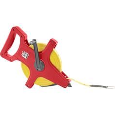 Trena longa em fibra de vidro caixa aberta 50 metros Trena longa em fibra de vidro caixa aberta 50 metros