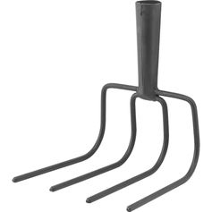 Forcado curvo sem cabo 4 dentes