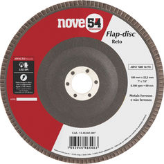 Disco de lixa flap disc reto 7