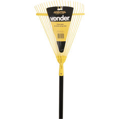 Vassoura para grama metálica regulável com cabo - VD 204 Vassoura para grama metálica regulável com cabo - VD 204