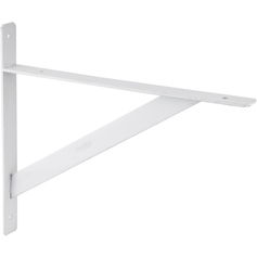 Cantoneira Mão francesa reforçada 30 cm branca Cantoneira Mão francesa reforçada 30 cm branca