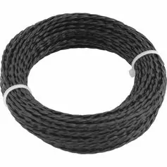 Fio de nylon 3,0 mm x 10 metros modelo silencioso para roçadeira