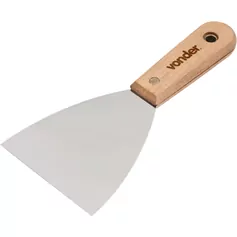 Espátula de aço inox lisa 4