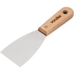 Espátula de aço inox lisa 2.1/4 Espátula de aço inox lisa 2.1/4