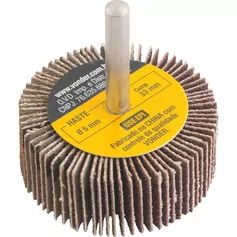 Roda de lixa 50 x 20 mm com haste grão 80