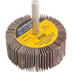 Roda de lixa 50 x 20 mm com haste gr�o 120 