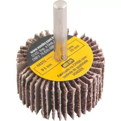 Roda de lixa 40 x 20 mm com haste grão 36 