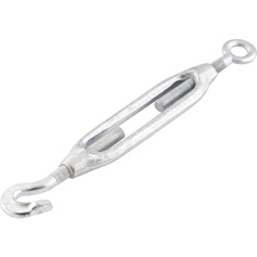 Esticador gancho com olhal para cabo de aço 3/16 Esticador gancho com olhal para cabo de aço 3/16