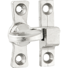 Tranqueta niquelada com base de 2 furos