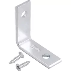 Cantoneira para cortina 3 x 3 cm zincada com 4 peças