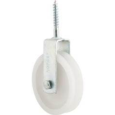 Roldana plstica 4 cm com parafuso