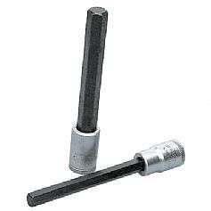 Soquete com ponta allen longa 5 mm encaixe 1/2 Soquete com ponta allen longa 5 mm encaixe 1/2