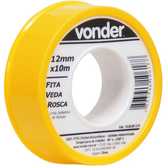 Fita veda rosca 12 mm x 10 metros  - 10.26.001.210 Fita veda rosca 12 mm x 10 metros  - 10.26.001.210