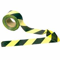 Fita para demarcao zebrada 70 mm x 200 metros  - 010.1720