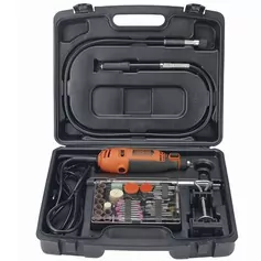 Kit micro retífica com 113 acessórios - RT18KA