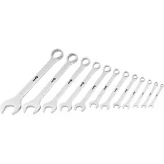 Jogo de chave combinada 6 a 32 mm 12 peças com suporte plástico