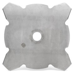 Lmina para roadeira com 4 dentes 4 x 255 mm 