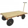Carro plataforma com tampo em madeira capacidade de 600 kg - MP-600
