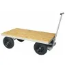 Carro plataforma com tampo em madeira capacidade de 800 kg - TM-71