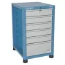 Gabinete para ferramentas com 6 gavetas e 1 divisória - G-6 Marcon