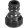 Conector plástico macho para engate rápido 1/2